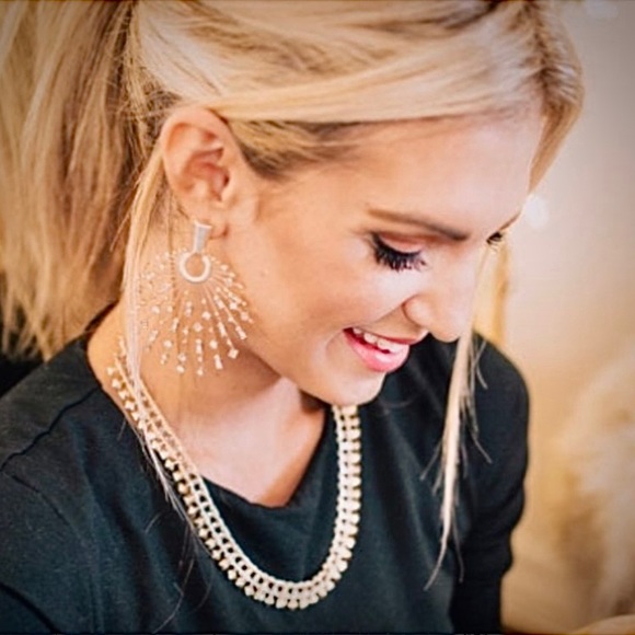 Kendra Scott Oscar Silver Adjustable Chocker Necklace in Lilac Crystal - Picture 10 of 10